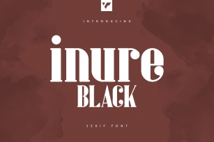 Inure - Serif Black Font Download