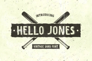 Hello Jones Font Download