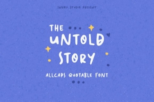 The Untold Story Font Download