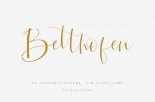 Betthofen Font Download