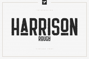 Harrison - Rough Font Download