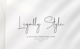 Legally Style Font Download
