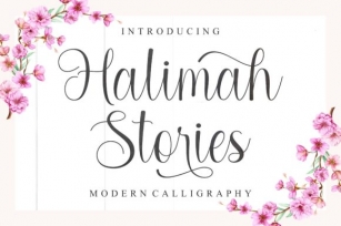 Halimah Stories Font Download