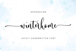 Winterhome Font Download