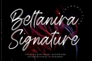 Beltanira Signature Font Download