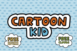 CARTOON KID | A comic book style WEB FONT Font Download