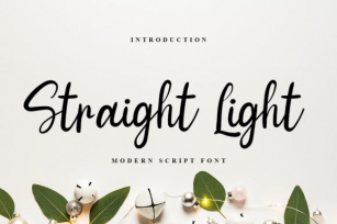Straight Light Font Download