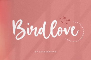 Birdlove Lovely Handwritten Font Font Download