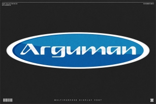 Arguman - modern display font Font Download