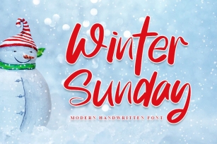 Winter Sunday Font Download