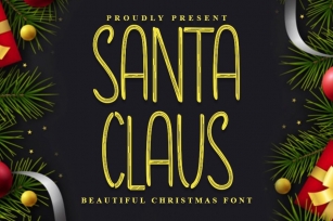 Santa Claus | Beautiful Christmas Font Font Download