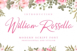 William Rossella Font Download