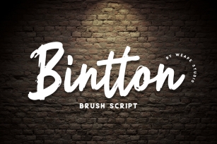 BIntton - Brush Script Font Download