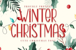 Winter Christmas | A Cute Christmas Font Font Download