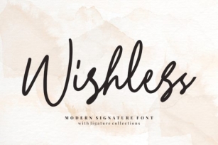 Wishless Font Download