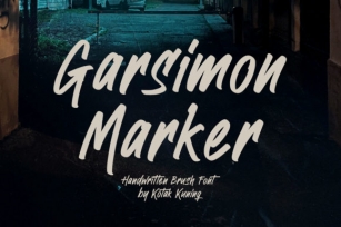 Garsimon Marker Font Download
