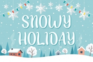 Snowy Holiday Font Download