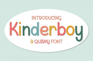 Kinderboy | Quirky Font Font Download