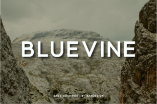 Bluevine Font Download