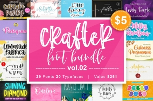 Crafter Font Bundle Vol. 2 Font Download