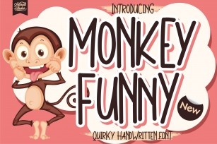 Monkey Funny - Quirky Handwritten Font Font Download
