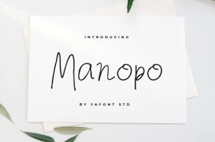 Manopo Font Download