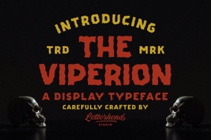 The Viperion - Display Typeface Font Download