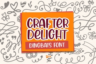 Crafter Delight Dingbats Font Font Download