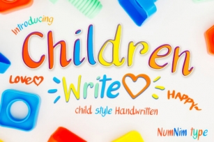 Children Write Font Download