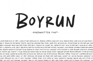 Boyrun Font Download