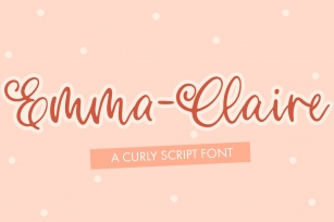 Emma Claire - Curly Script Font Font Download