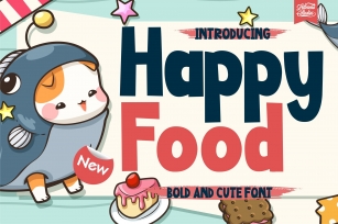 Happy Food - Bold and Cuteu00a0Font Font Download