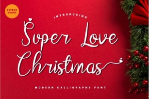 Super Love Christmas Font Download