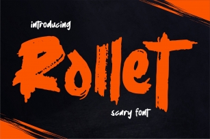 Rollet | Scary Font Font Download