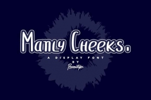 Manly Cheeks Font Download
