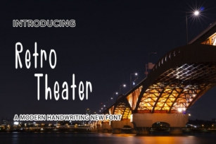 Retro Theater Font Download