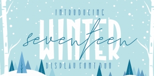 Seventeen Winter Font Download