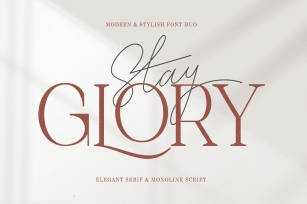 Stay Glory Font Duo Font Download
