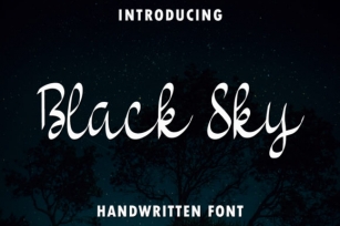 Black Sky Font Download