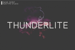 Thunderlite Font Download