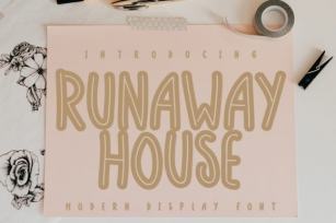 Runaway House Font Download
