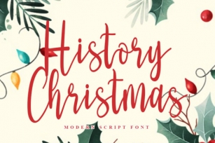 History Christmas Font Download