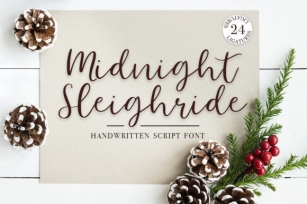 Midnight Sleighride Font Download