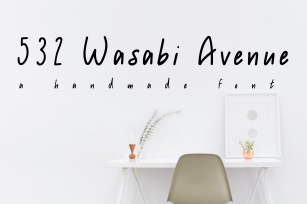 532 Wasabi Aveune Font Download