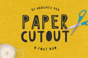 Paper Cutout Font Download