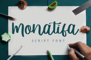 Monatifa | Beautiful Script Font Font Download