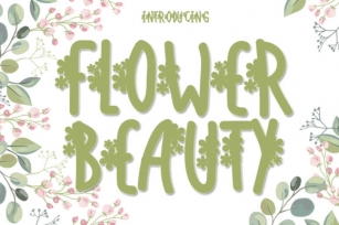 Flower Beauty Font Download
