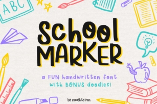 School Marker Font Download