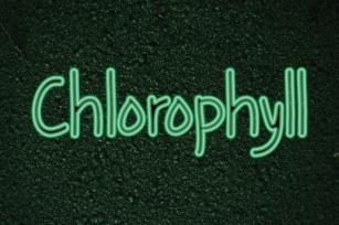 Chlorophyll Font Download