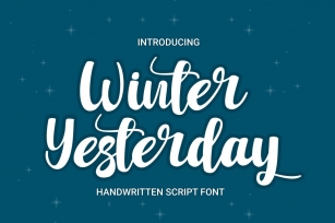 Winter Yesterday Font Download